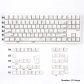 Canyon / Contour  Black / White 104+26/27 PBT Dye-subbed Doubleshot Backlit Keycaps Set for Mechanical Gaming Keyboard